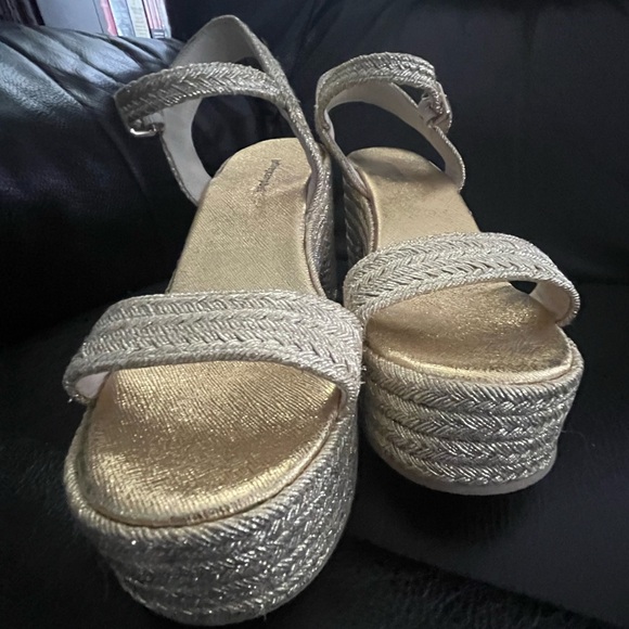 Jeffrey Campbell Asueto raffia platform espadrille EU size 40